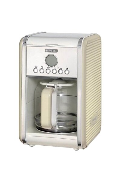 ARIETE Vintage Filter Coffee Machine, beige