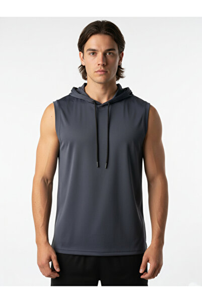 Clans & Hans By Styli Men Sleeveless Hooded Tank