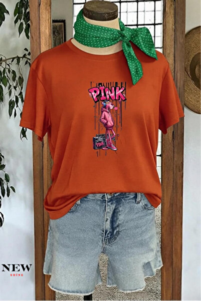 New Shine Panter Printed Unisex T-Shirt