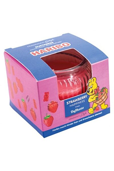 Maoam Haribo Scented Candle 85g - Strawberry Happiness