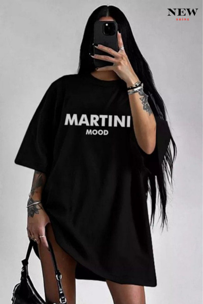 New Shine Martini Mood Printed Unisex T-Shirt