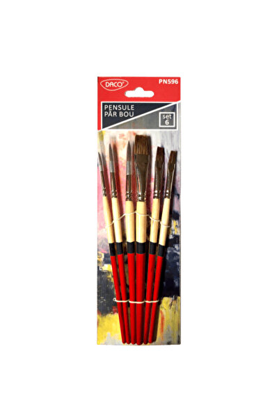 daço Brushes set of 6, bovine hair