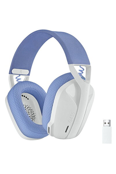 logitech Casti cu microfon G435 Wireless White-Lilac