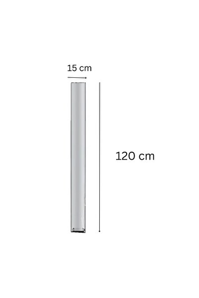 Mefar Metal 120 cm Pelet Soba Camı Füze Roket Sobaları ile Uyumlu Standart Cam