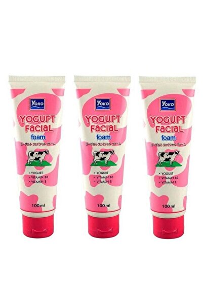 YOKO Pack Of 3 Yogurt Facial Foam 100grams x 3