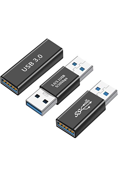 The Bros مجموعة من 3 أنواع من محولات USB 3.0، تشمل محولات أنثى إلى أنثى، ومحو...