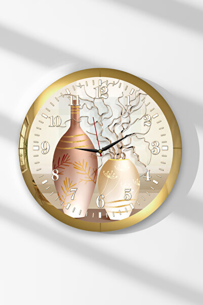 Zevahir Mobilya Dekorasyon Ceas de perete rotund din MDF cu tematică a timpul...