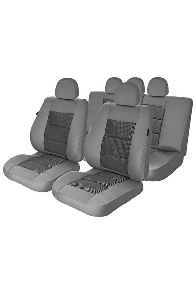 SMARTIC Smartic® car seat cover set, Premium Lux, 11 pieces, airbag compatibl...