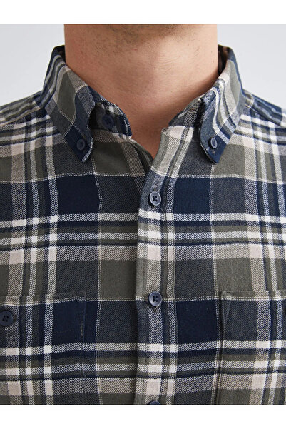 LC Waikiki Regular Fit Long Sleeve Plaid Men's Shirt