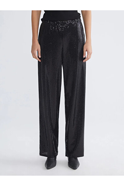 LC Waikiki Standard Fit Sequined Women's Trousers