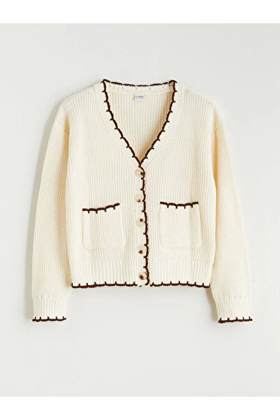 LC Waikiki Cardigan pentru fete cu decolteu în V