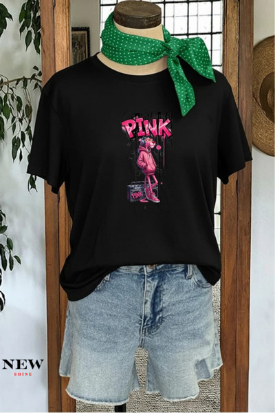 New Shine Panter Printed Unisex T-Shirt