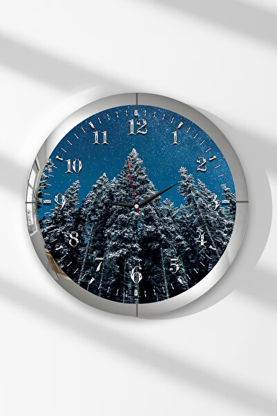 Zevahir Mobilya Dekorasyon Στρογγυλό ρολόι τοίχου MDF με θέμα την ομορφιά του...