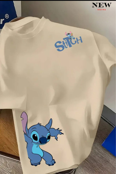 New Shine Stitch Printed Unisex T-Shirt