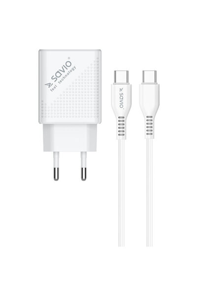 Savio Cablu LA-05 USB tip A și tip C cu încărcare rapidă Power Delivery 3.0, ...