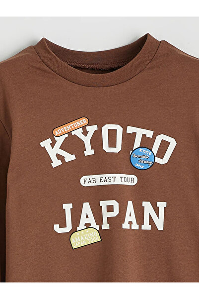 LC Waikiki Crew Neck Long Sleeve Baby Boy T-Shirt