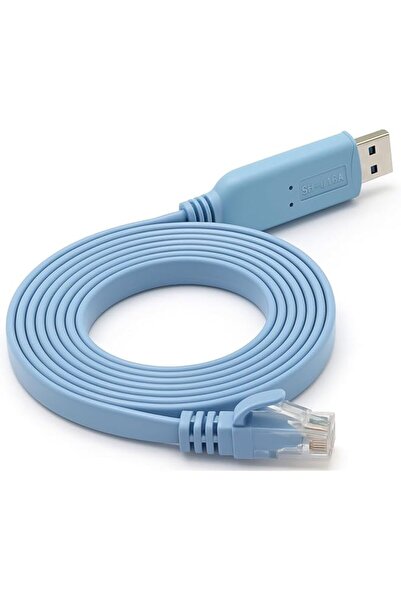 The Bros كابل USB إلى RJ45 لوحدة التحكم بطول 1.8 متر/5.9 قدم، سلك توصيل احترا...