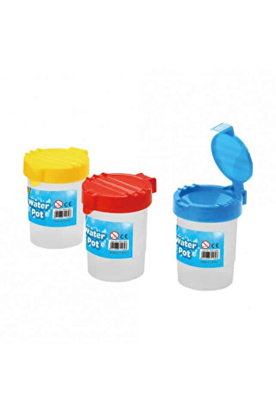 KEYROAD transparent painting cup with brush holder
