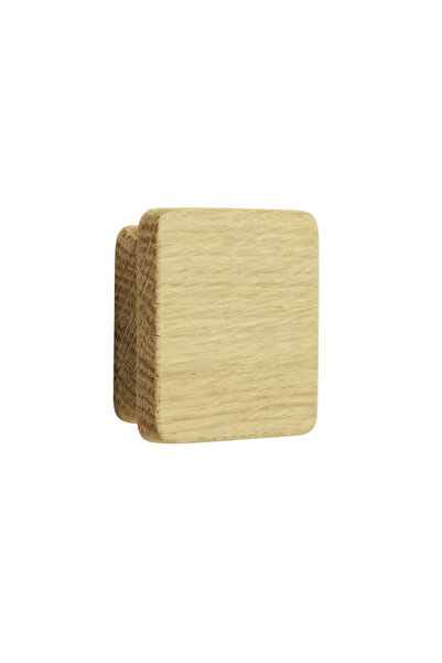 NATUREL DEKOR Wooden Square Cut Handle, Cabinet Drawer Handle 1 Piece, Bamboo...