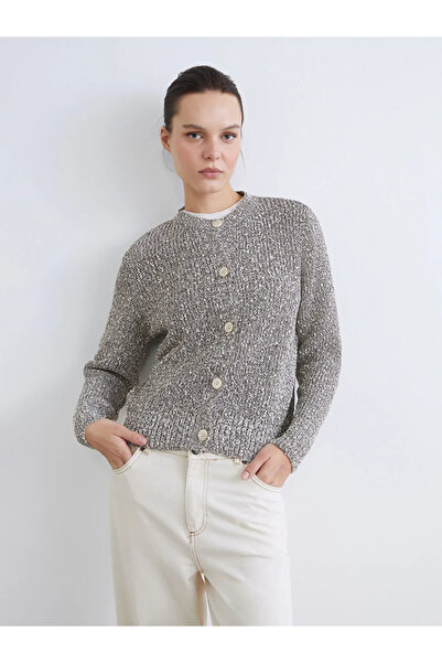 LC Waikiki Crew Neck Women's Knitwear Cardigan