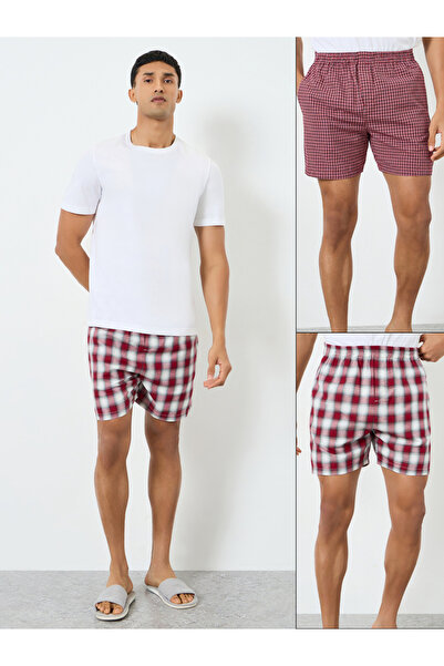 Styli Pack of 2 - Men Woven Boxers