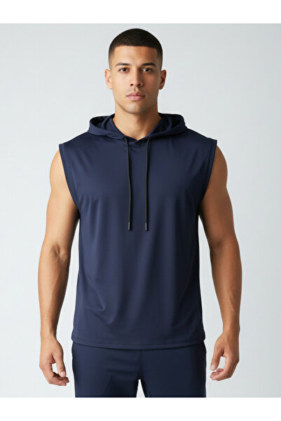 Clans & Hans By Styli Men Sleeveless Hooded Tank