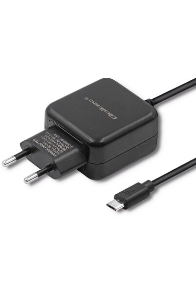Qoltec Încărcător 50196 5V | 2.4A | 12W | MicroUSB | Negru