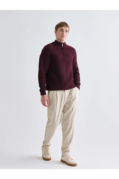 LC Waikiki High Collar Long Sleeve Men's Knitwear Sweater