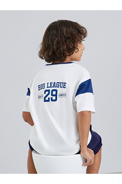 Styli Boys Oversized Color Block T-Shirt