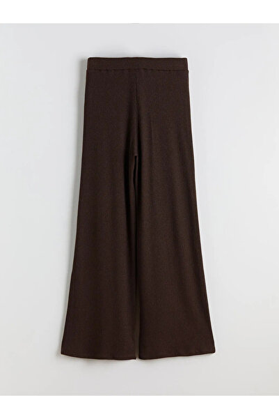 LC Waikiki Wide Leg Women's Trousers with Elastic Waist