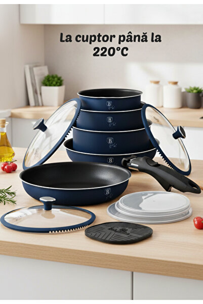 Berlinger Haus Deep Sea Collection 13-Piece Titanium Cookware Set