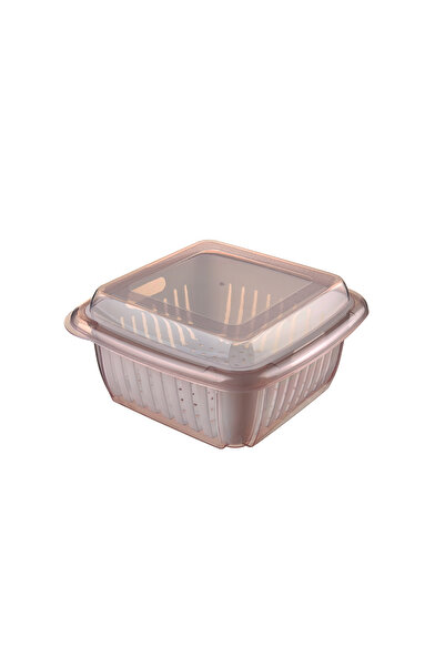 Cosiness حاوية تخزين الفواكه والخضروات مع مصفاة عملية