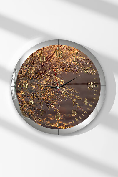 Zevahir Mobilya Dekorasyon Ceas de perete rotund din MDF cu tematică de primă...