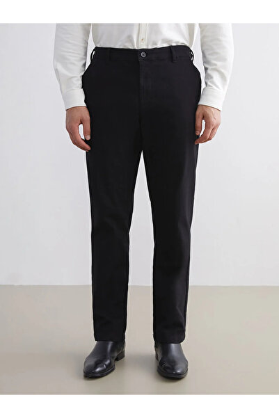 LC Waikiki Black Standard Fit Men's Chino Pants