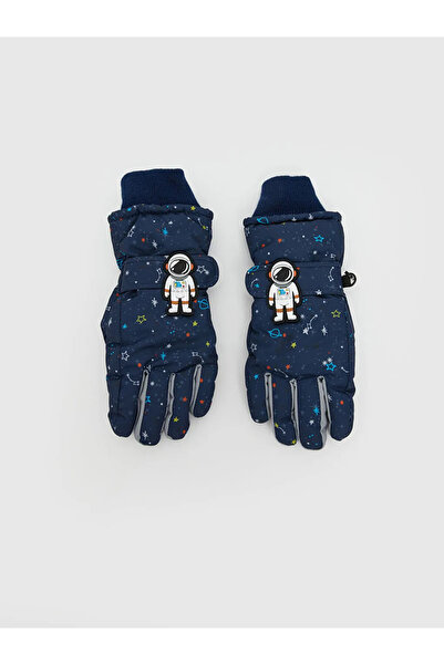 LC Waikiki Printed Boys' Snow Gloves