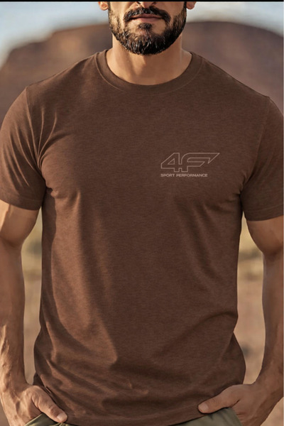 New Shine تي شيرت مطبوع عليه نص للجنسين