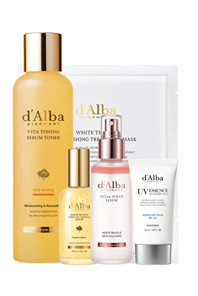 D'alba Piedmont مجموعة دالبا للعناية بالبشرة بنكهة الكمأة البيضاء المتوهجة – ...