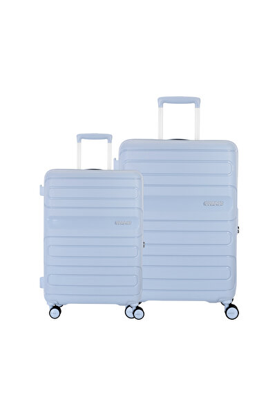 American Tourister RINIA 2‑Piece Hard Luggage Set – Blue