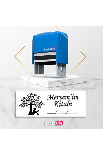 Baskı Life Pro Otomatik Kaşe Kitap Mührü Kitap Kaşesi 500