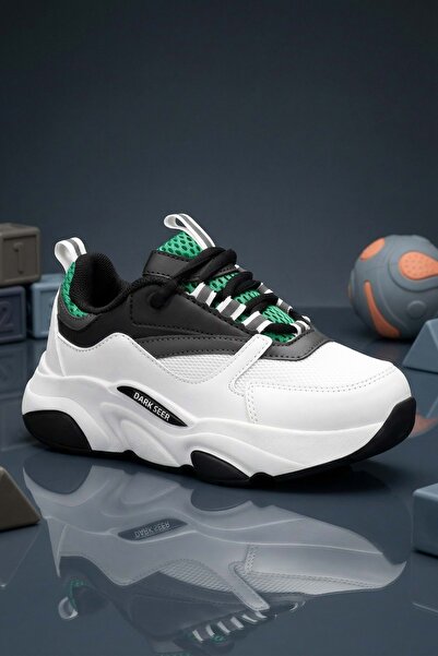 DARK SEER Παιδικά παπούτσια DS 1838 Λευκό Μαύρο Πράσινο Παιδικά Αθλητικά Παπο...
