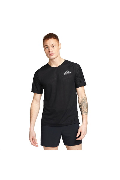 Nike Dri-Fit Solar Chase Erkek SİYAH Koşu T-Shirt DV9305 010