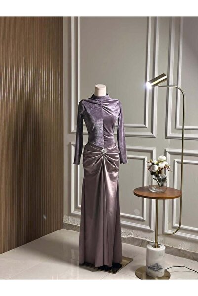 vanus fashion 6681-فستان سهرة طويل