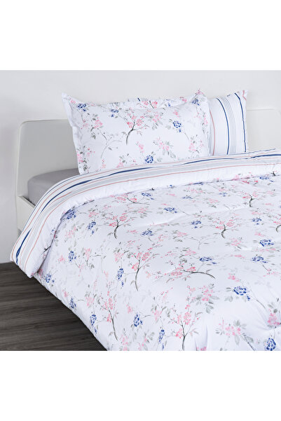 Cottage microfiber twin comforter 4 pcs set, multicolor, 160*220cm