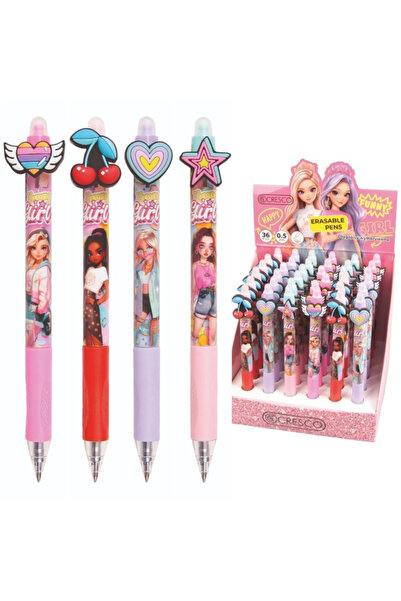 CRESCO Pix cu cerneală termosensibilă, 0,5 mm, diverse modele pentru fete