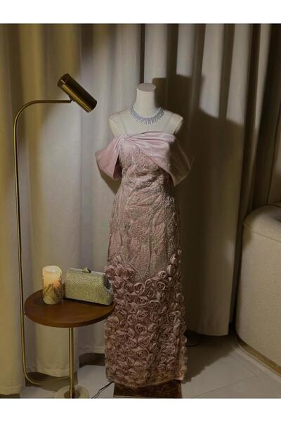 vanus fashion 6570-فستان سهرة طويل