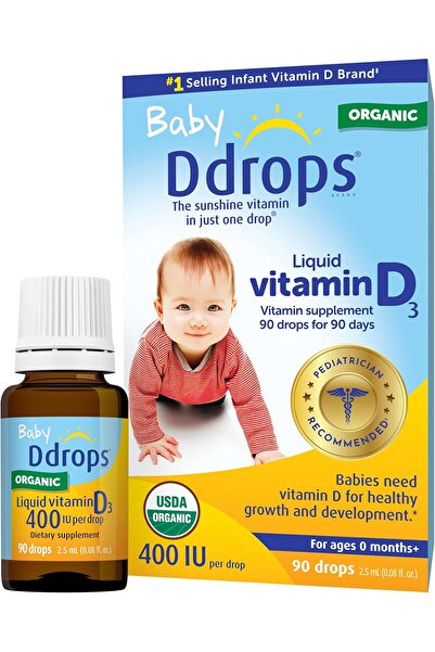 Baby Ddrops Ddrops Baby 400 IU, Vitamin D, 90 Drops