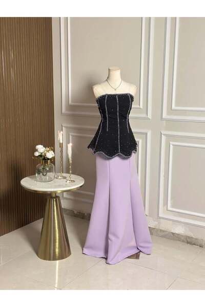 vanus fashion 6689-Long evening dress