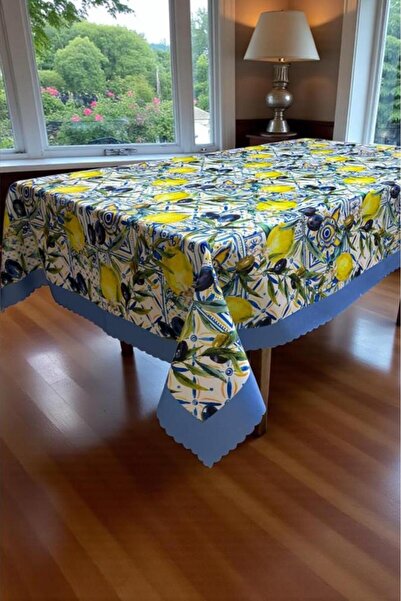 Çeyiz Diyarı مفرش طاولة أزولون بدون خياطة 150×260 سم