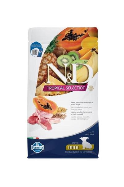 N&D Tropical Selection Kuzu Etli Mini Puppy Yavru Köpek Maması 1.5 Kg