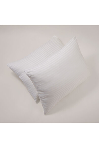 Cottage 2pcs microfiber pillow set, white 50*75cm